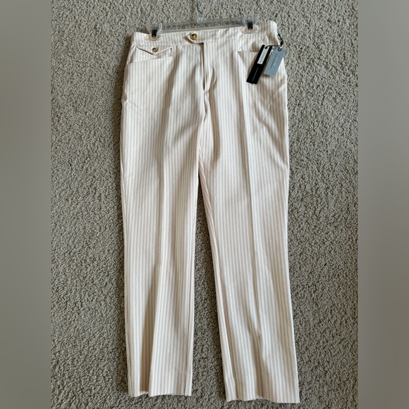 Anthropologie Essential Slim Stripe Trouser NWT - Picture 8 of 11